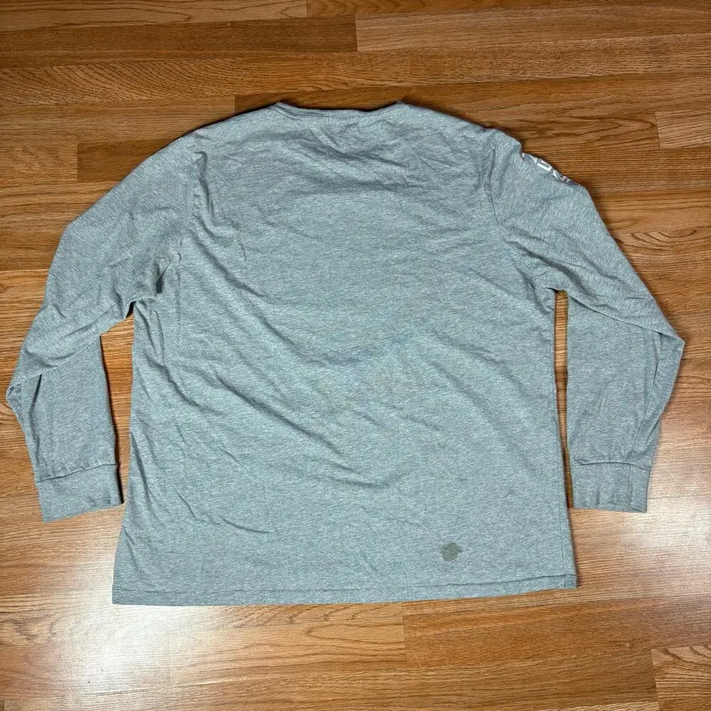 Polo Ralph Lauren‎ Mens Alpine Ski Long Sleeve Shirt Size XL Grey Preowned